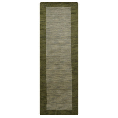Tapis de couloir en laine tissée à la main Kenshawn