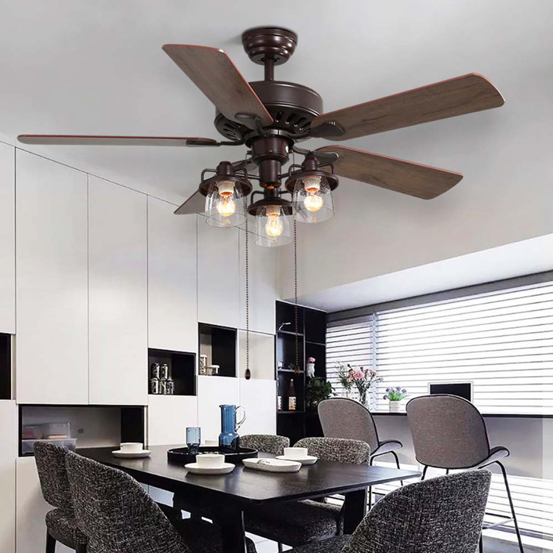 Jasmin Ceiling Fan with Light Kit