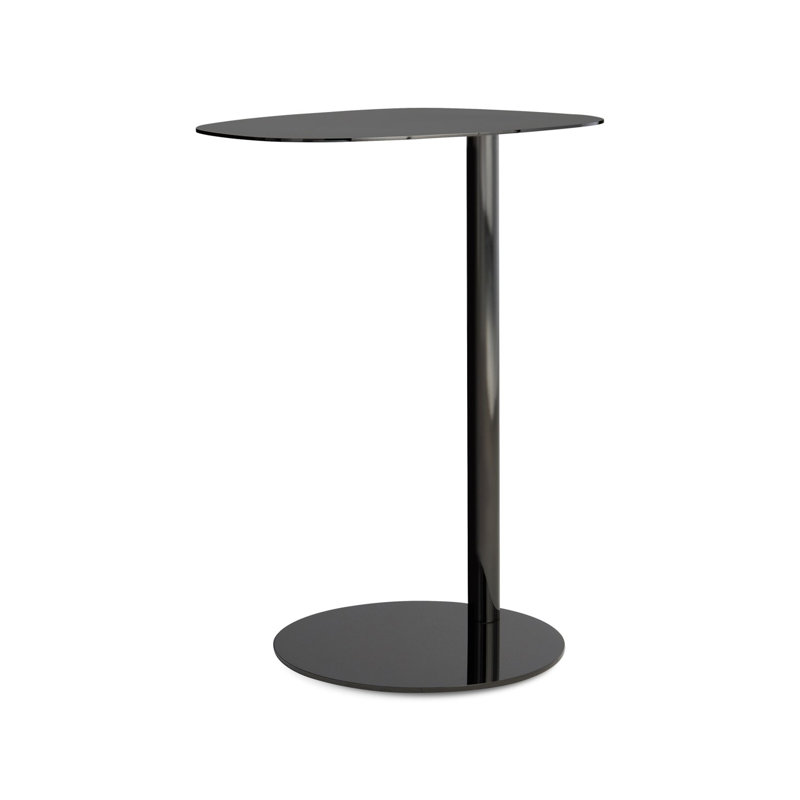 Table de bout Swole, H 25 po x l 20 po x P 15 po, Nickel noir
