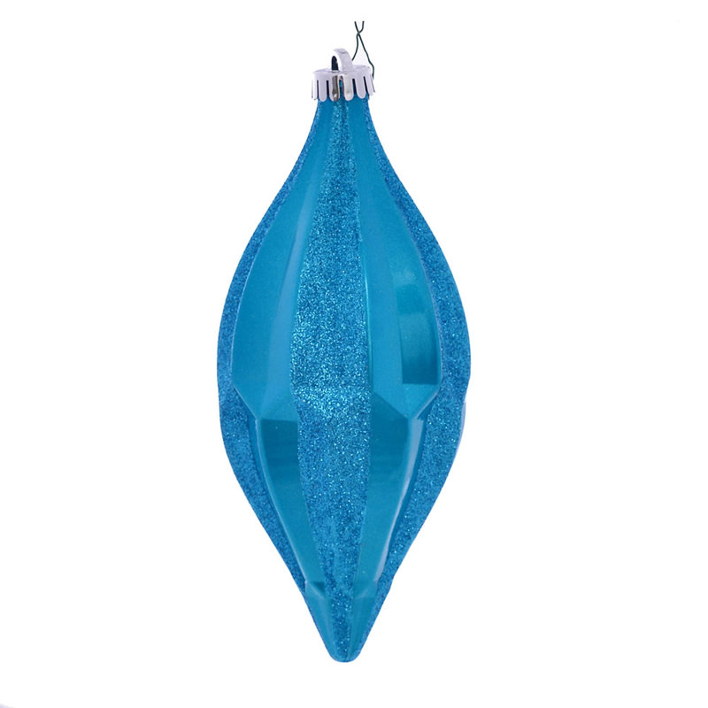 Ornement de Noël 10 po, Turquoise