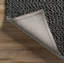 Tapis noir en laine crocheté à la main Amaty-2031875924