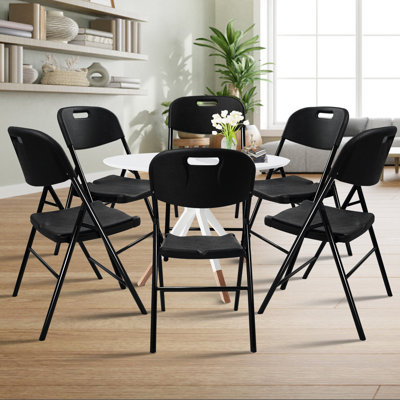 6 Pack Folding Chair, 700 Lb Weight Capacity,indoor/outdoor Heavy Duty Foldable Chairs For Restaurants, Kitchens, Picnics, Races, Parties & Weddings. (6)