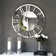 Glass Wall Clock