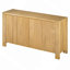 Buffet avec rangement, buffet rétro à 4 portes en bois avec tablettes réglables et patinées pour la salle à manger, la cuisine et le salon
