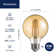 A19 40 Watt Equivalent G25 E26/Medium (Standard) Dimmable 2200K LED Bulb