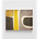 «Organic Shapes And Lines X» par Irena Orlov, décor abstrait jaune, impression d'art sur fond brun, impression d'art abstrait
