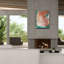  «Coralline 1» par Alicia Ludwig, art mural sur toile, 26 po x 34 po