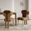 Chaise d'appoint rembourrée avec pieds en bois Brayden (ensemble de 2)-919099708-919099709