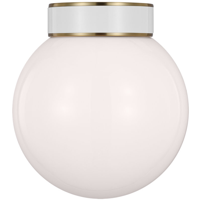 Monroe Flush Mount, Burnished Brass GW