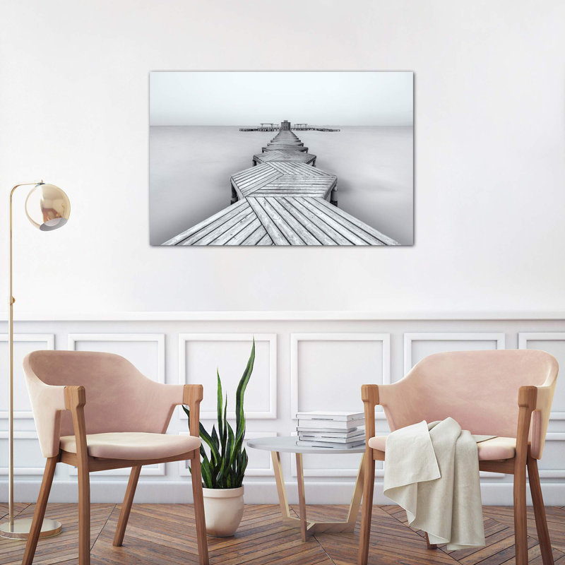 The Pier by Xavier Garci - Wrapped Canvas Print, 101.6 cm H x 66.04 cm W x 1.91 cm D