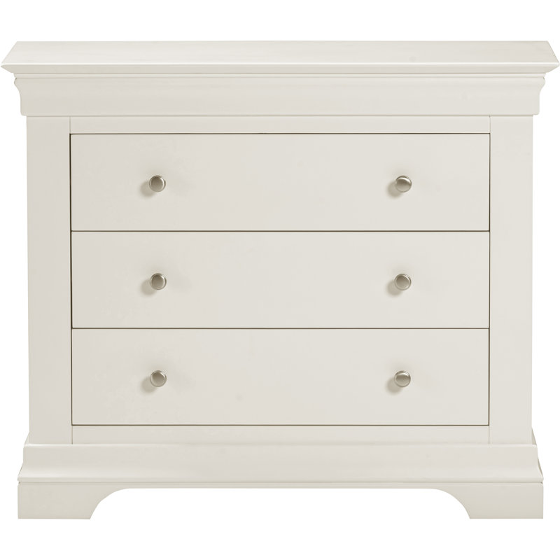 Adaleya 3 Drawer Chest, Ivory