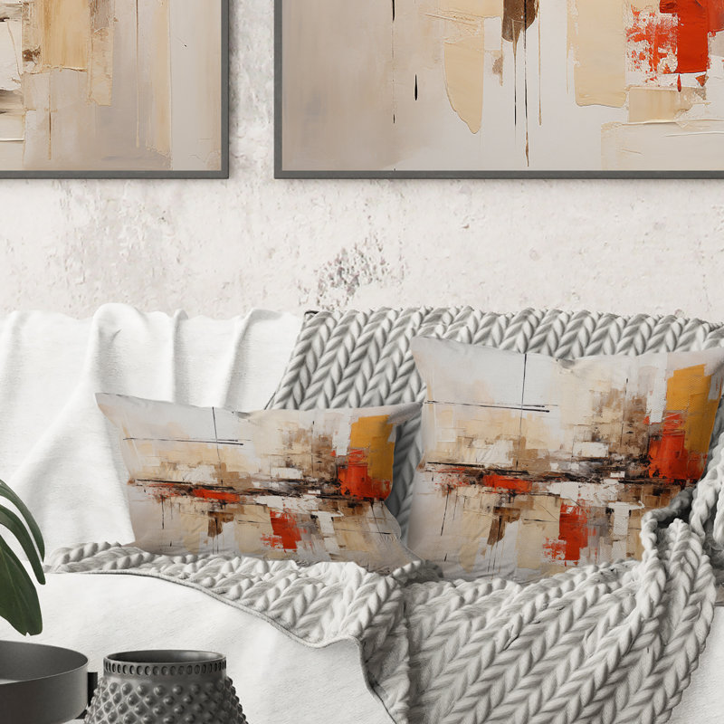 Coussin Autumn Collages II - Abstract Collages