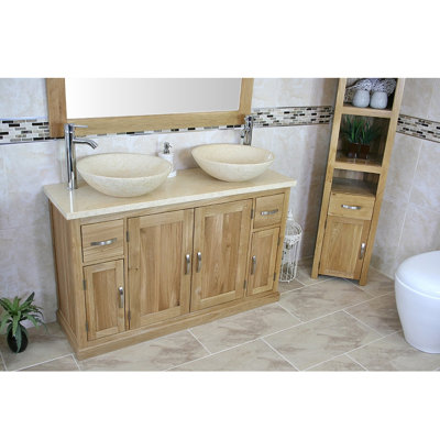 Stockley 1230mm Double Bathroom Vanity with Basin