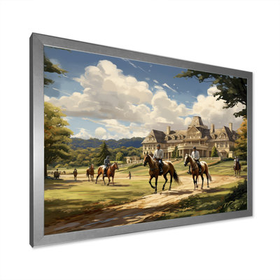 Art mural sur toile Country Club