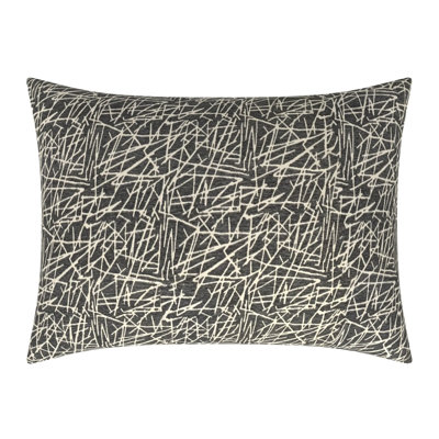 Abstract Feather Reversible Throw Pillow