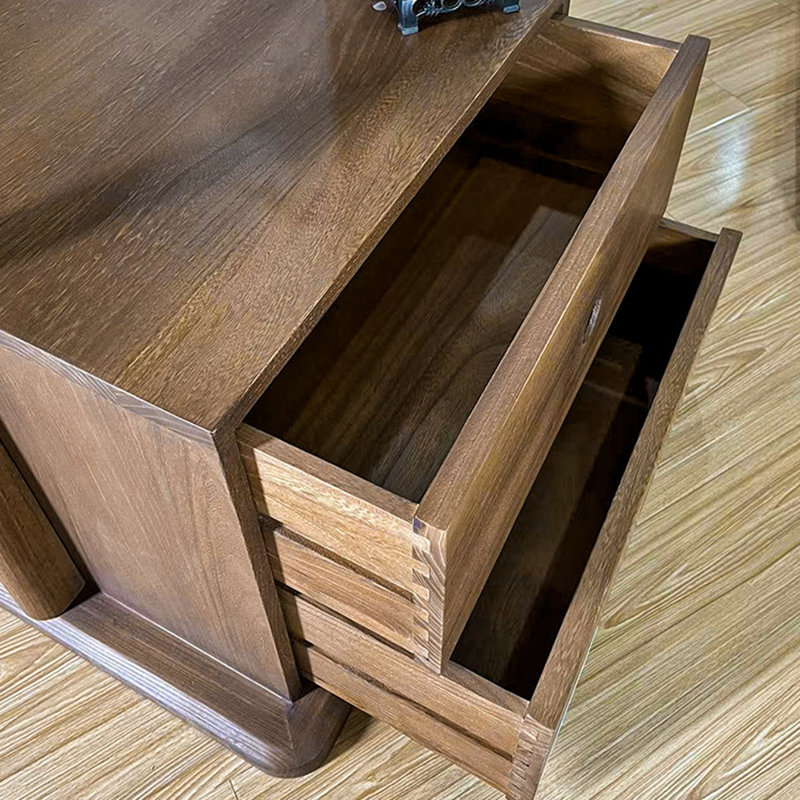 Portemanteau en bois massif, Noyer