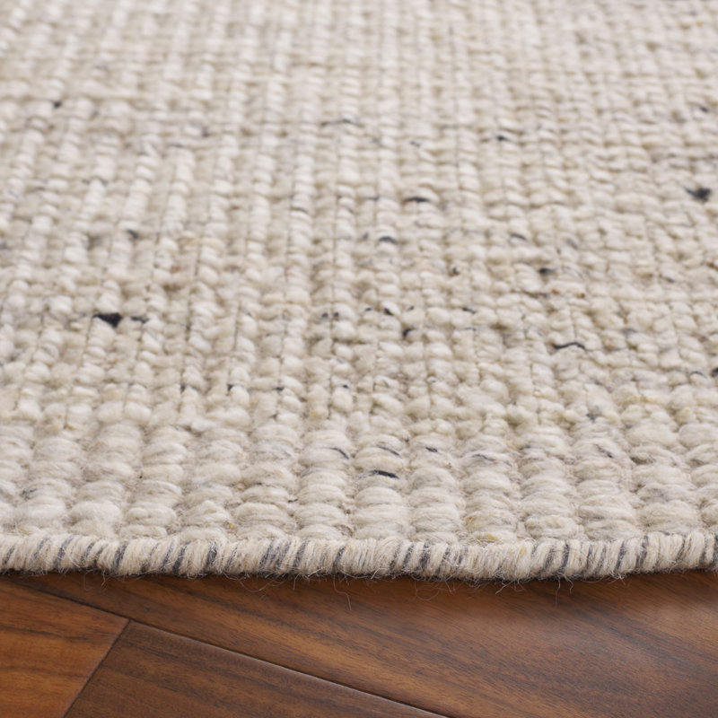 Cramden Hand Woven Wool Pile Rug, Round 6'