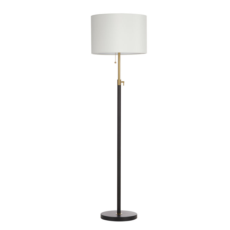 64.5'' Black Adjustable Floor Lamp