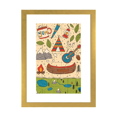 «Everyday Big Adventure II» par Lisa Barlow - impression d'art graphique