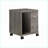 File Cabinets, Mobile Rolling with Storage, Contemporary Dark Taupe Wood-Look | Taupe | Particle Board-633239294