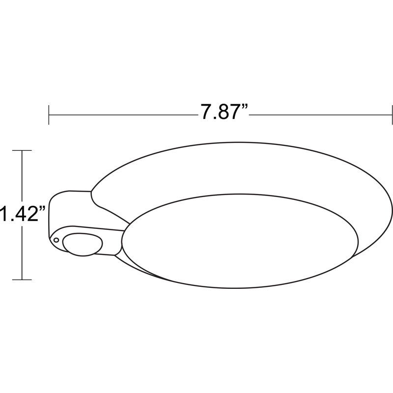 Polycarbonate LED Flush Mount