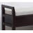 Vannes Espresso Shoe Storage Bench