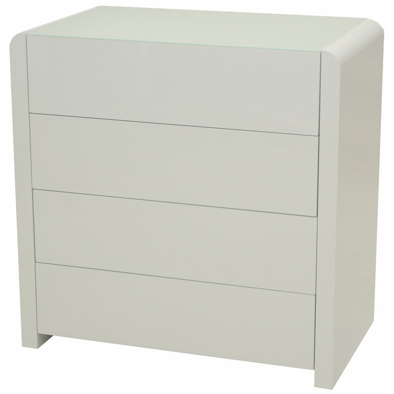 Marianna Solid Wood 79 cm W Chest of 4 Drawers