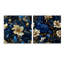 Motif victorien cobalt bleu nouveau vignes-103921331