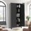 Armoire de rangement polyvalente avec portes et tablettes réglables, idéale pour organiser les espaces de la maison ou du bureau, convenant à divers environnements