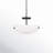 Elloise Glass Semi Flush Mount-389629677