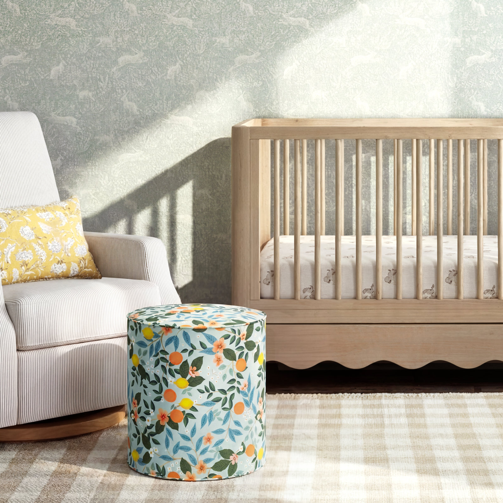 Casablanca Pine 5-in-1 Convertible Crib, Driftwood