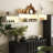 65.35In Wall Mounted Floating  TV Stand With 20 Color Leds And Charging Station-855626089