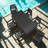 Black All-Weather Outdoor Patio Dining Set (7-Piece)-834735683