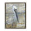 «Coastal Pelican Bird Abstract Portrait», peinture sur toile à cadre flottant-1062276755-1062276754