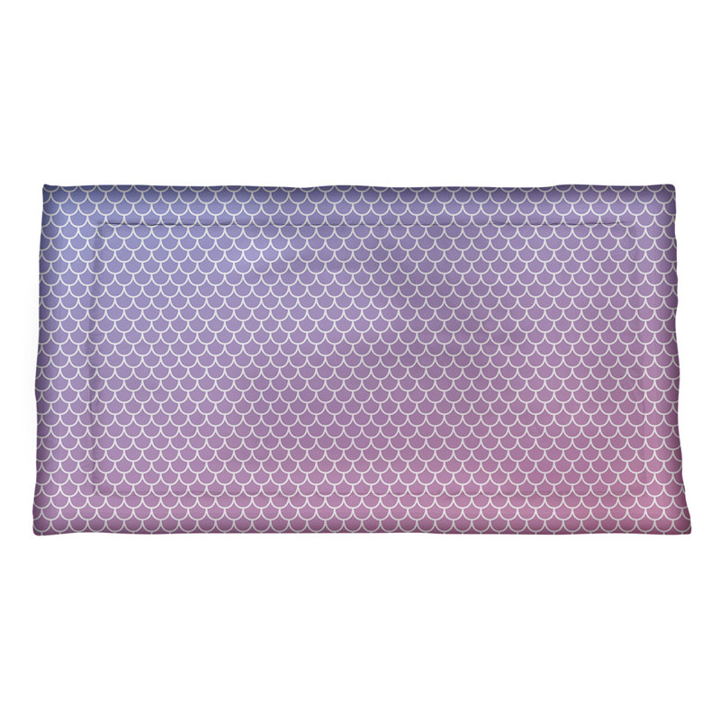 Taie décorative Katelyn Elizabeth, Microfibre, Très grand, Rose / Bleu