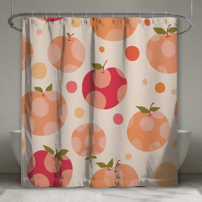 Rideau de douche Apples