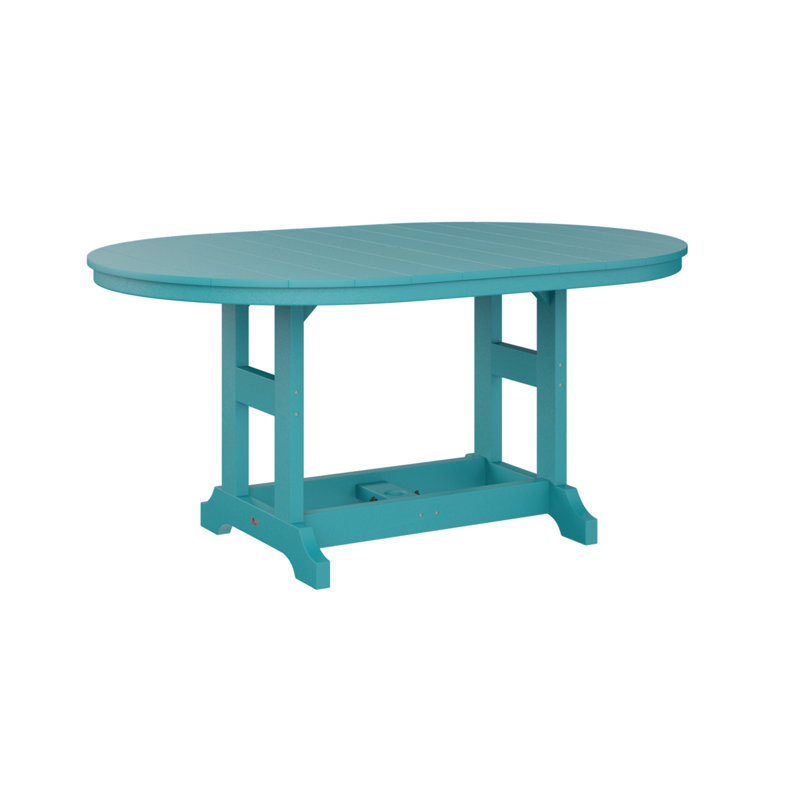 Garden Classic Outdoor Oval, 39.5" H x 44" W x 64" D, Aruba Blue