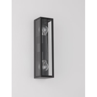 Black 2 - Bulb Outdoor Bulkhead Light