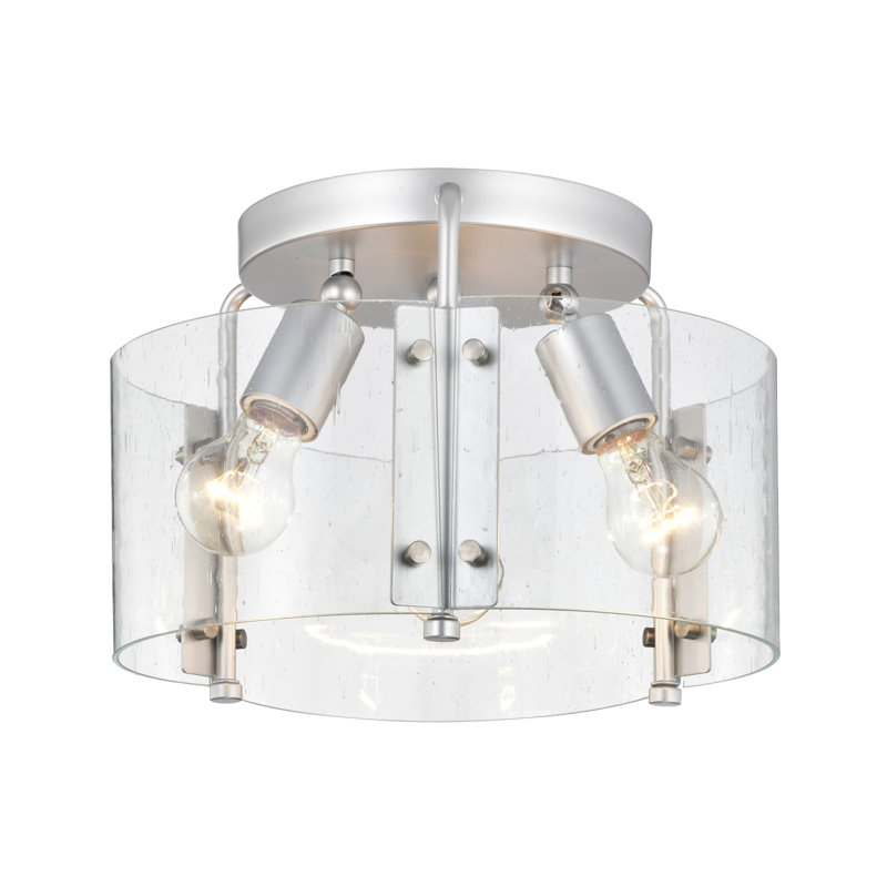 Glass Semi Flush Mount
