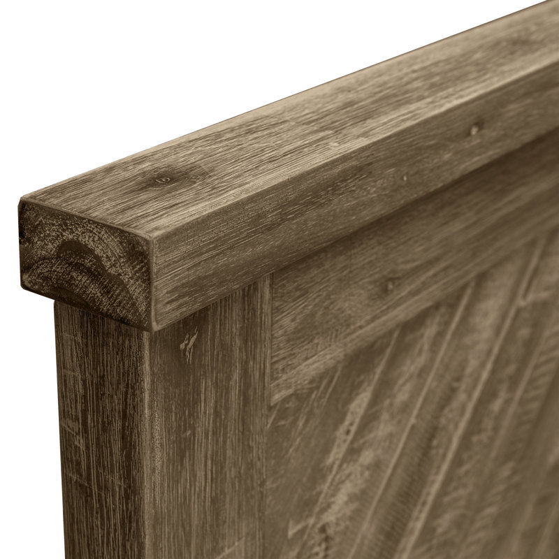Picardy Solid Wood Standard Bed, Queen