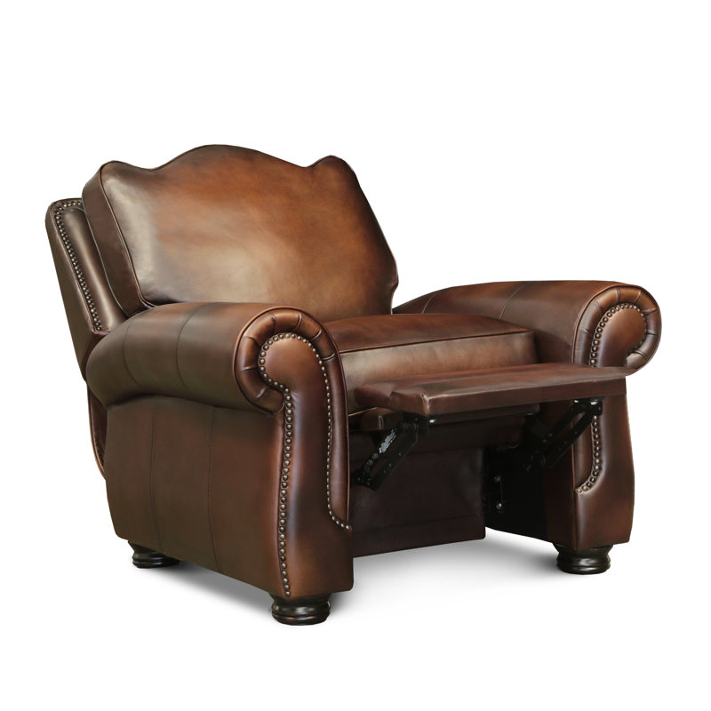 Buckingham Leather Recliner, Polo (Maestro Artisano), Yes, Espresso