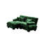 Canapé modulaire Cloud Couch pour le salon, canapé 2 places en chenille avec 2 coussins lombaires et 2 coussins décoratifs, canapé rembourré à accoudoirs larges avec repose-pieds convertible-1560391147