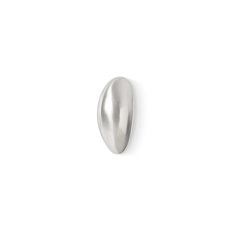 River Stone Wall Décor, Silver, 12" H x 18" W x 2" D