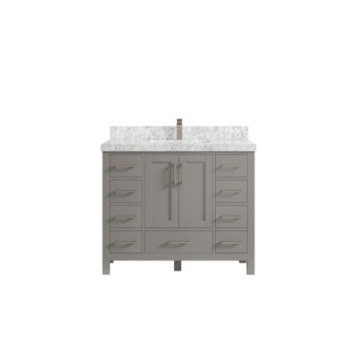 Malibu 42'' Single Bathroom Vanity with Top