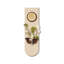 Art mural en bois manufacturé brun et blanc-118565751