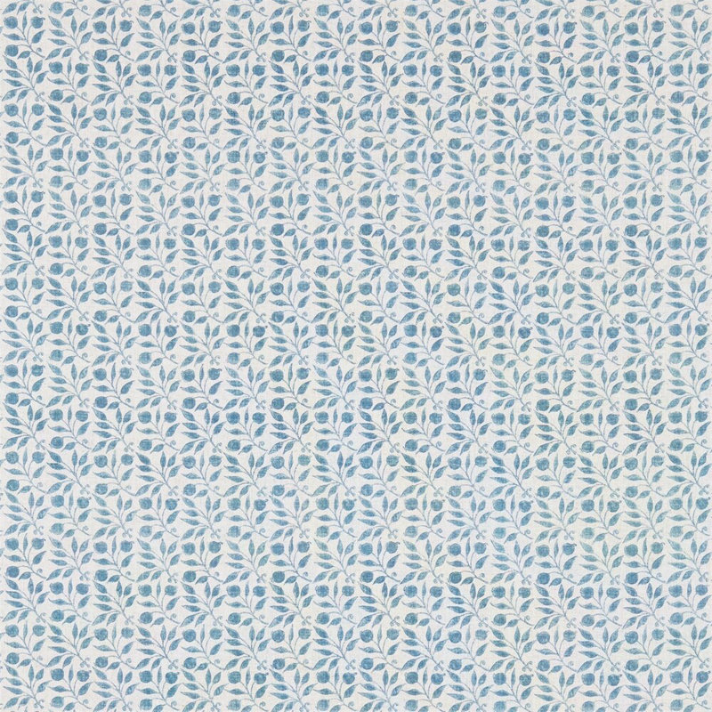 Rosehip Fabric, Mineral Blue