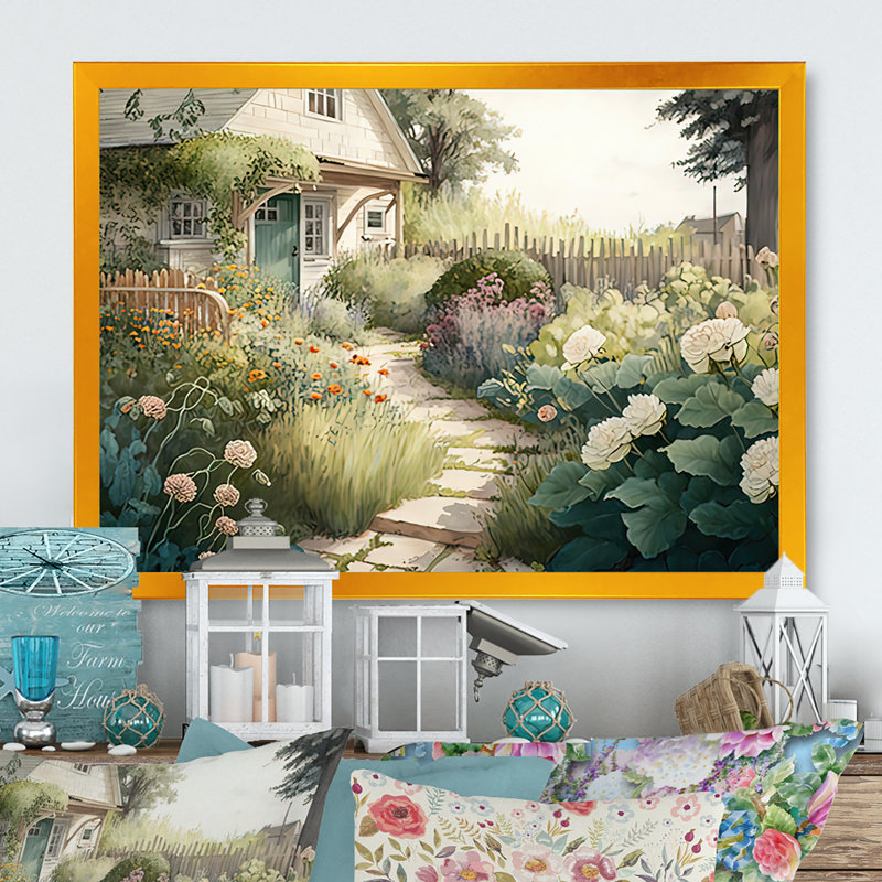 «Fresh Garden at the Country III», reproduction d'art sur toile