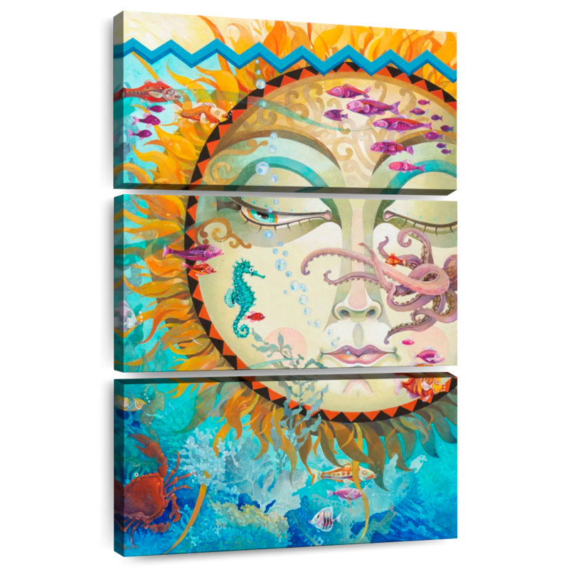 Oberle Underwater Sunset, 45" H x 28" W