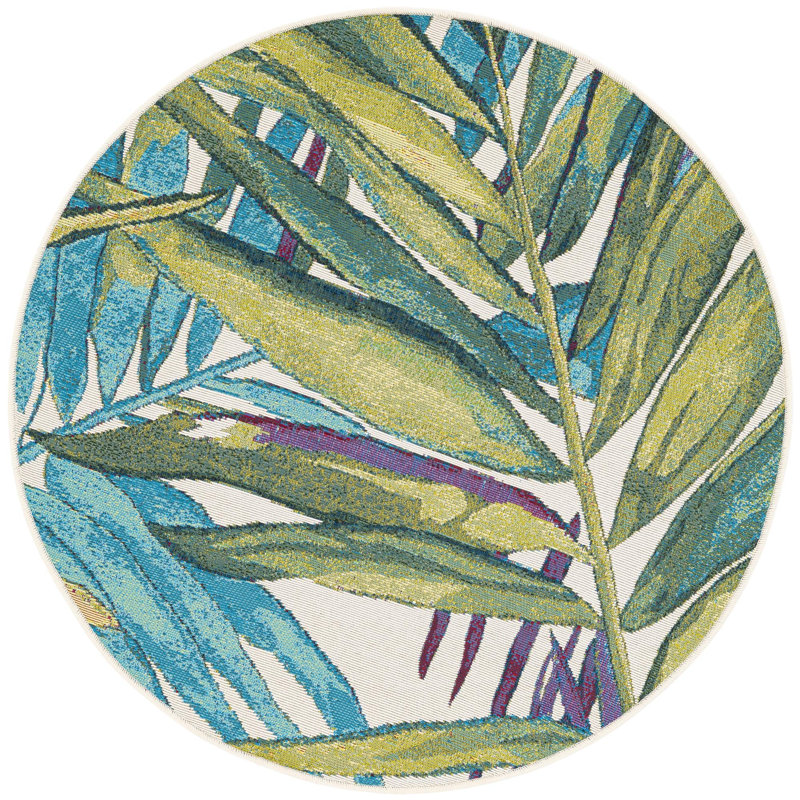 Jungle Terianna Rug, Round 3'1" 