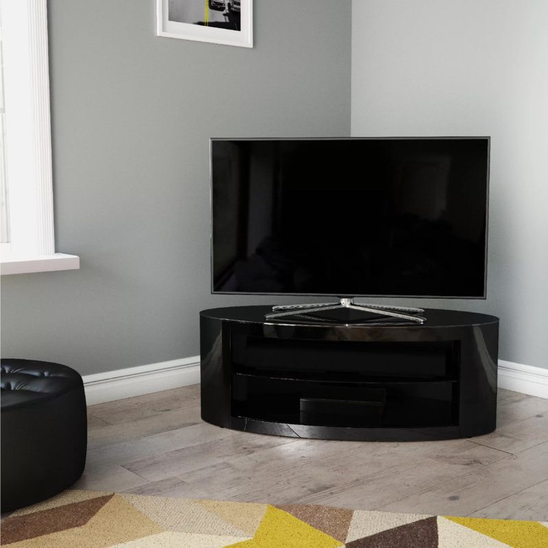 Atalia Unfinished TV Stand for TVs up to 55", Black
